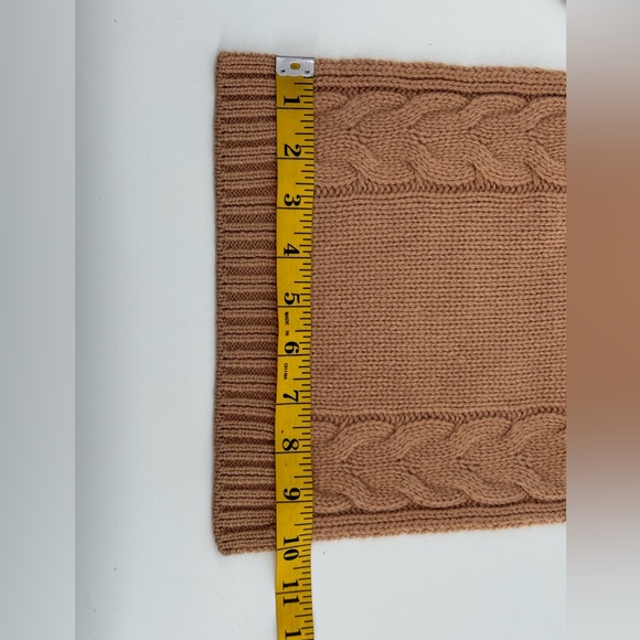 Nordstrom 100% Cashmere Scarf Tan Brown - Picture 3 of 4